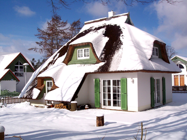 Ferienhaus in Karlshagen im Winter