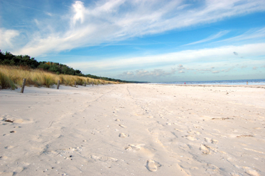Feinsandiger Ostseestrand bei Karlshagen